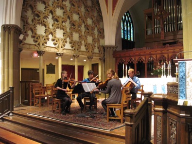 The Mifflin String Quartet. Photo by Kenn Jeschonek.